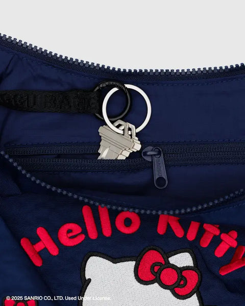 Medium Nylon Crescent Bag | Hello Kitty and Teddy