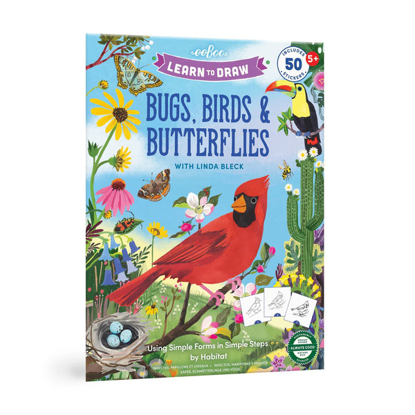 Learn To Draw - Bugs, Birds, & Butterflies