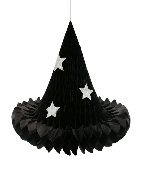 Hanging Witch Hat Honeycomb Decorations