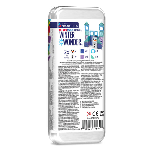 MicroMAGS Winter Wonder Travel Set - 26 pcs