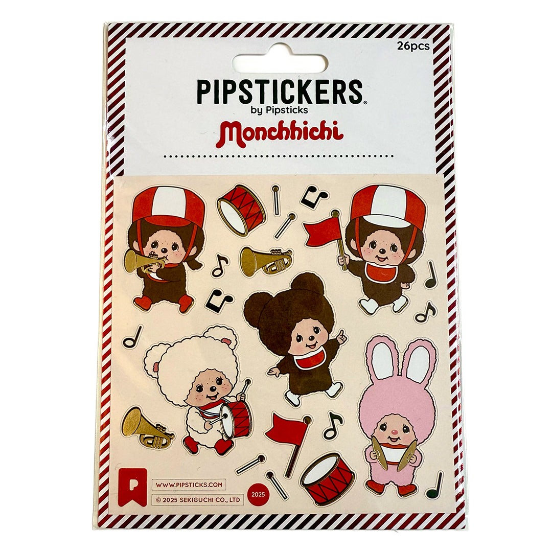 Monchhichi Marching Band Stickers