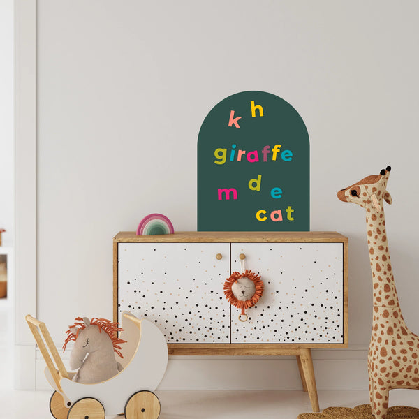 Arch Magnetic Mini Wall Decal - Multiple Colors