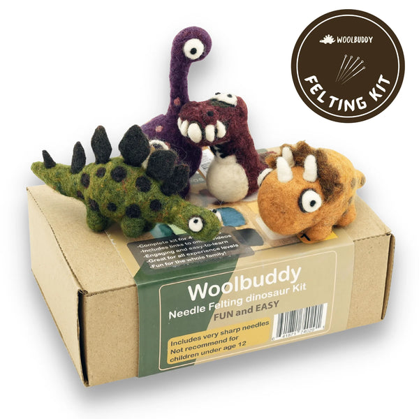 Needle Felting Kit | Dinosaur