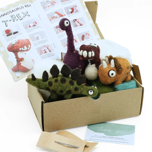 Needle Felting Kit | Dinosaur