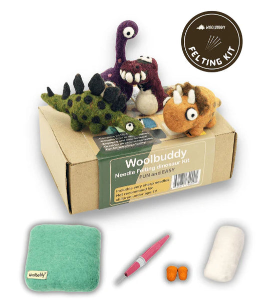 Needle Felting Kit | Dinosaur