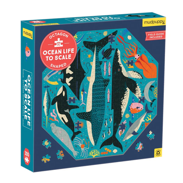Ocean Life To Scale 300pc Octagon Puzzle