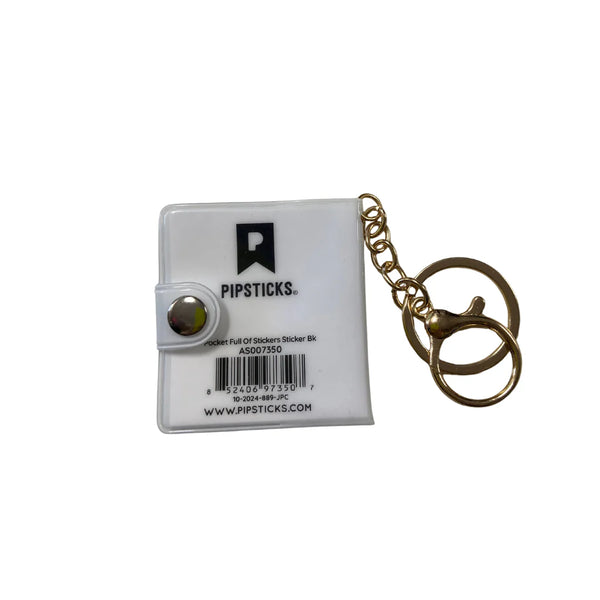 Pocket Full 'O Stickers Mini Stickerbook Keychain