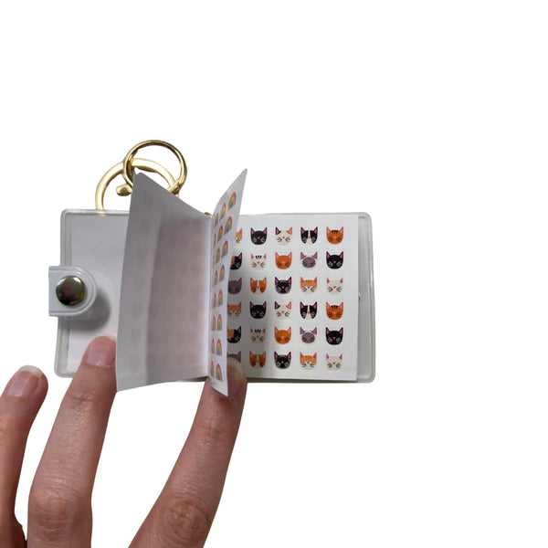 Pocket Full 'O Stickers Mini Stickerbook Keychain