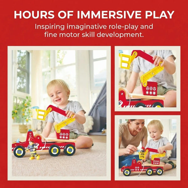 Siren & Lights Toy Fire Truck