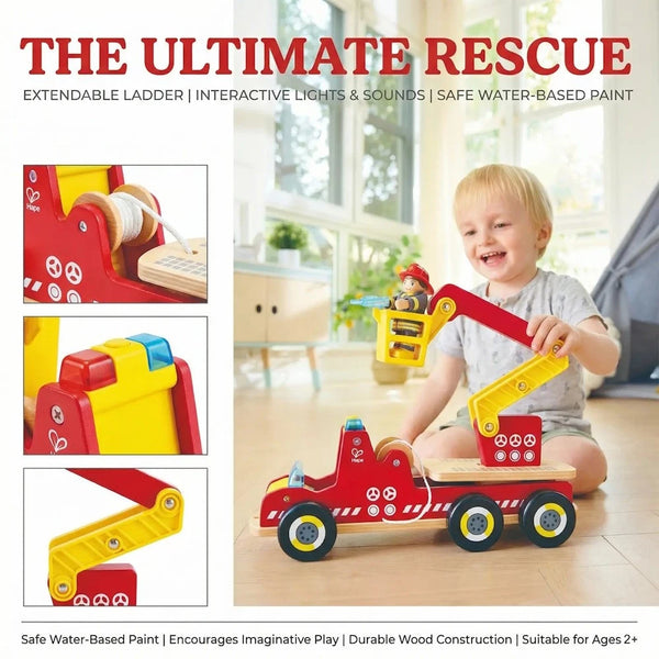 Siren & Lights Toy Fire Truck