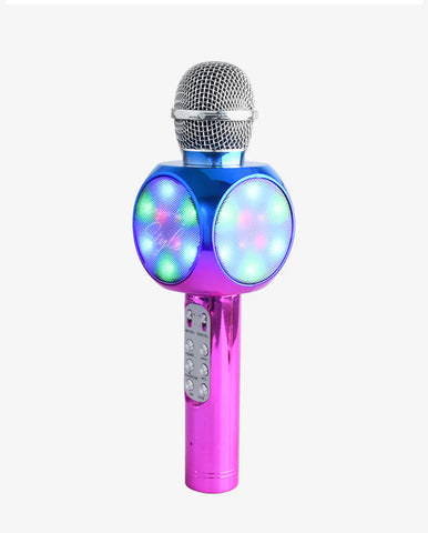 Sing-along Metallic Edition Bluetooth Karaoke Microphone and Speaker