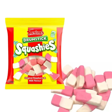 Squashies Drumstick Raspberry & Milk Flavor