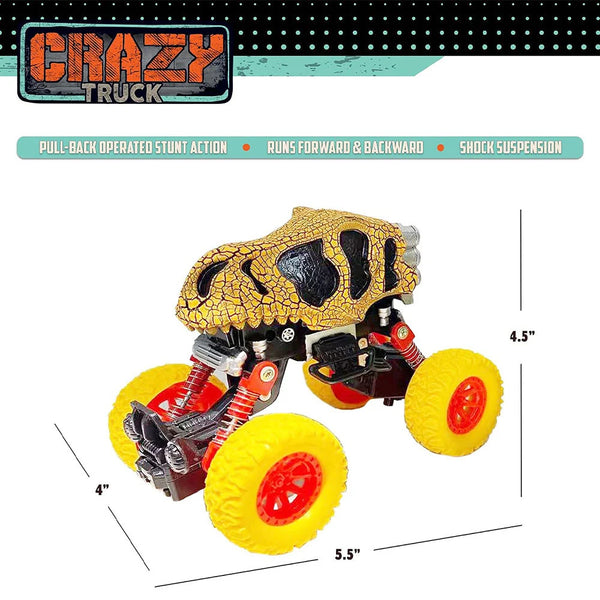 Crazy Truck - Pull Back Dinosaur Truck