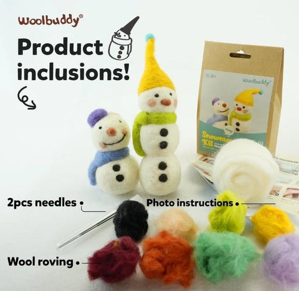 Needle Felting Kit | Snowman