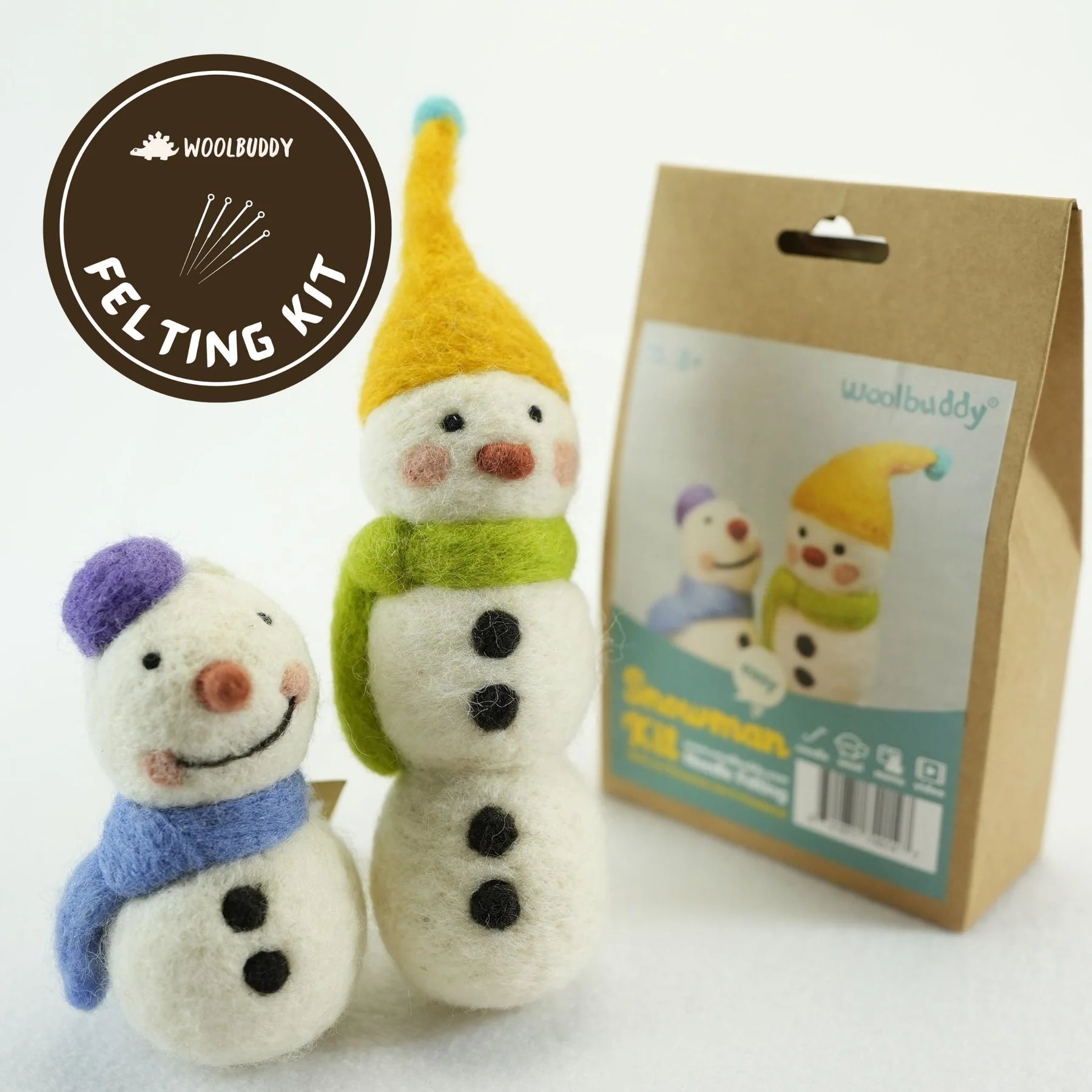 Needle Felting Kit | Snowman