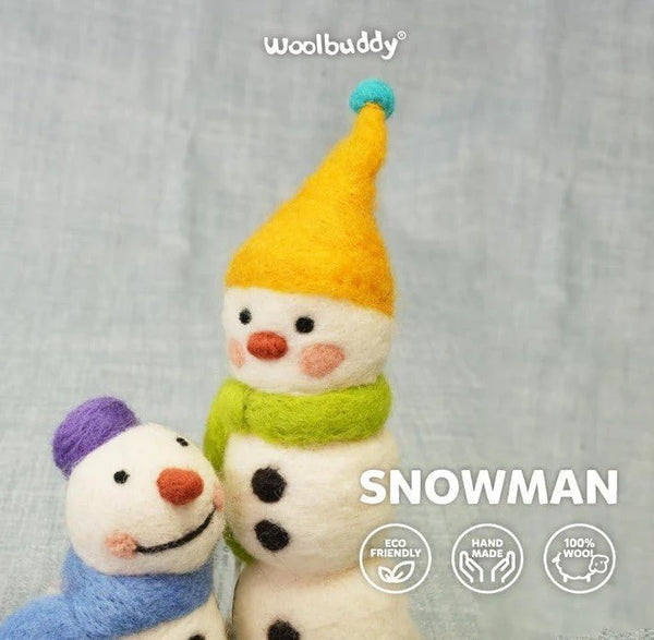 Needle Felting Kit | Snowman