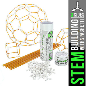 PasTEX Connectors 3 Sided - Spaghetti Building STEM Toy