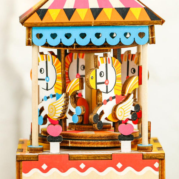 DIY Wooden Music Box: 3D Carnival