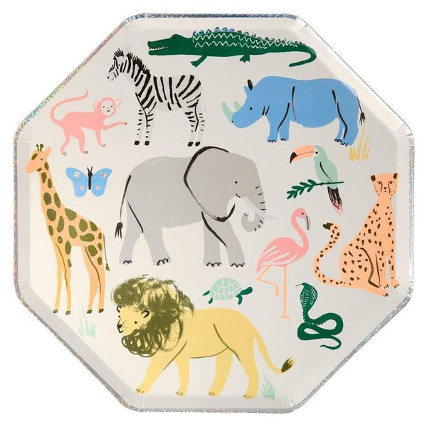 Safari Animals Paper Plates - TREEHOUSE kid and craft