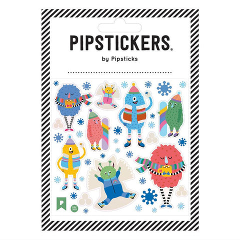 Monster Snow Day Pipstickers
