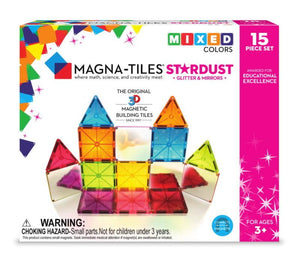 15 Piece Magna-tiles Stardust - TREEHOUSE kid and craft