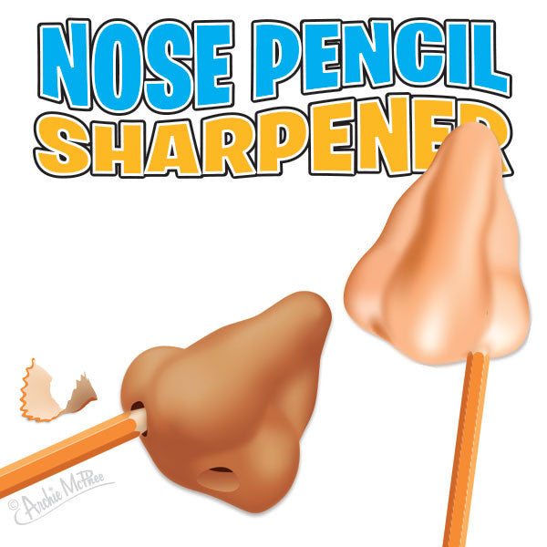 Nose Pencil Sharpener - TREEHOUSE kid and craft