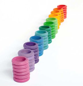 Set of 72 Rings in 12 Colors