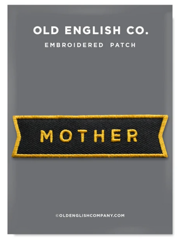 "Mother" embroidered Patch