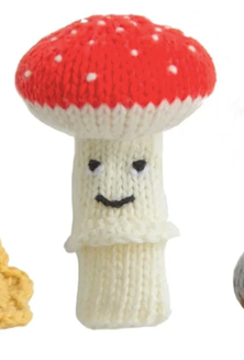 Mushroom Finger Puppets