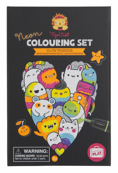 Neon Colouring Set