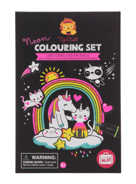 Neon Colouring Set