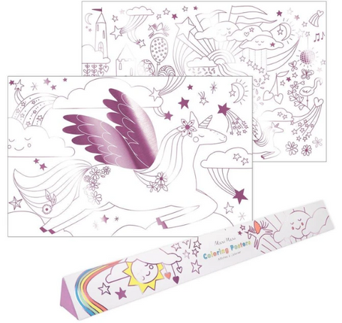 Unicorn Coloring Posters - TREEHOUSE kid and craft