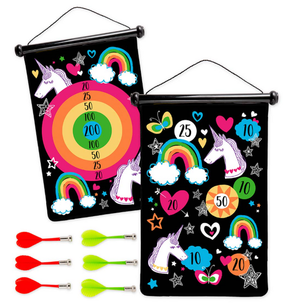 Double Sided Magnetic Canvas Dart Game - TREEHOUSE kid and craft