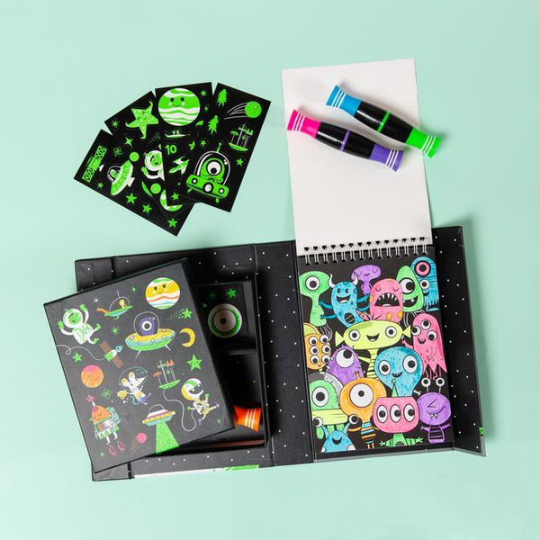 Neon Colouring Set