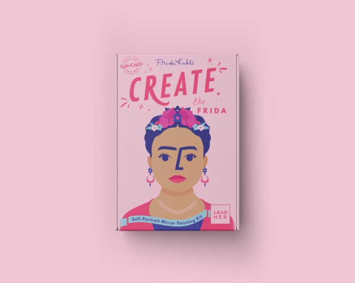 Create Like Frida: Self-portrait Mirror Painting Craft Kit