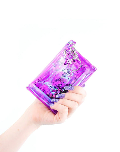 Liquid Glitter Tiny Wallet