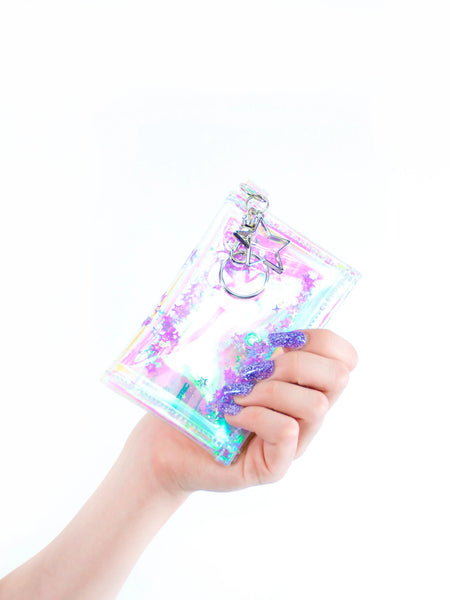 Liquid Glitter Tiny Wallet