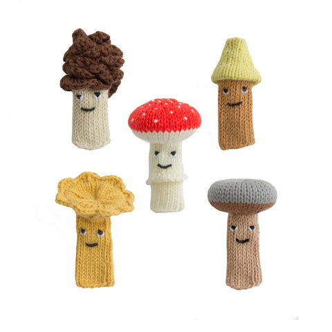 Mushroom Finger Puppets - TREEHOUSE kid and craft