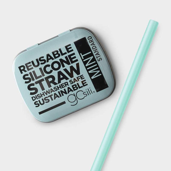 Silicone Straw with Travel Case (More Colors)